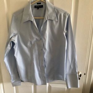 Light blue button down shirt